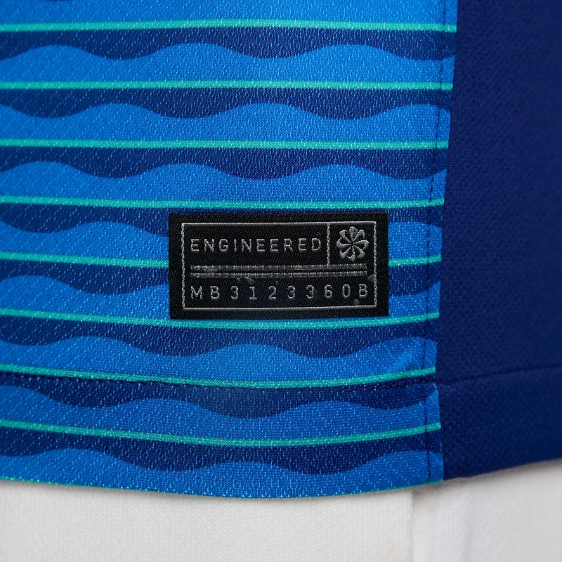 Maillot Nike bleu pour homme de l'équipe nationale du Brésil 2024 - Réplique stade extérieur