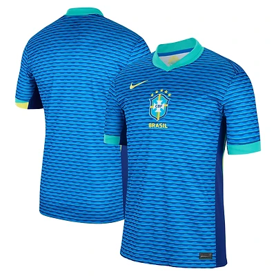 Maillot Nike bleu pour homme de l'équipe nationale du Brésil 2024 - Réplique stade extérieur