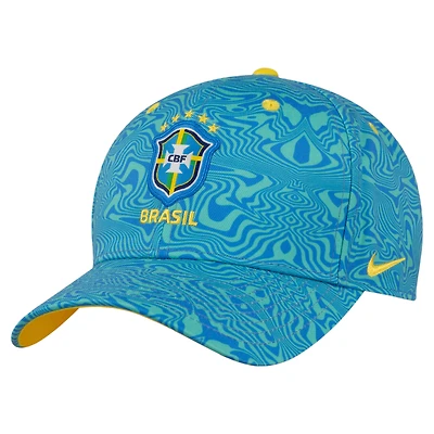 Men's Nike Blue Brazil National Team Rise Adjustable Hat