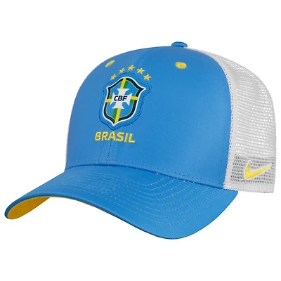 Men's Nike Blue Brazil National Team Rise Trucker Adjustable Hat