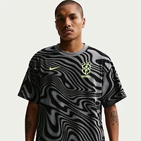 Men's Nike Gray Brazil National Team Allover Print T-Shirt