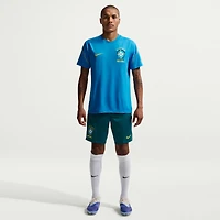 Short Nike Strike Dri-FIT vert pour homme, équipe nationale du Brésil 2026