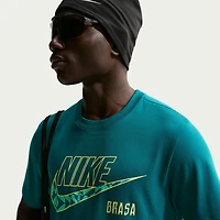 T-shirt Nike Futura vert pour homme, équipe nationale du Brésil