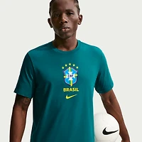T-shirt Nike vert pour homme de l'équipe nationale du Brésil