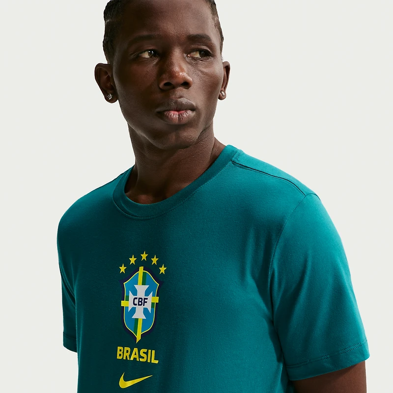 Men's Nike Green Brazil National Team T-Shirt