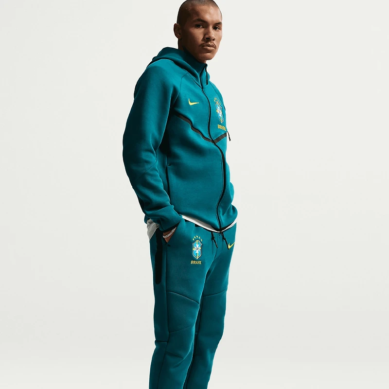 Men's Nike Green Brazil National Team Tech Fleece Joggers