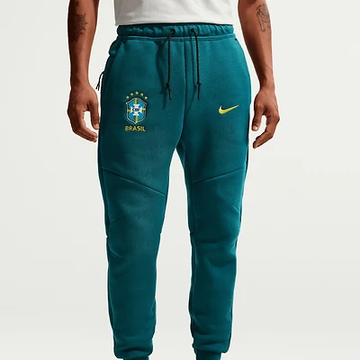 Pantalon de jogging en polaire technique Nike vert l'équipe nationale du Brésil pour homme