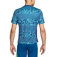 V114036 Brasil NI6 SU24 Haut d'avant-match Academy Pro pour hommes JERMENSTC FJ2723-445