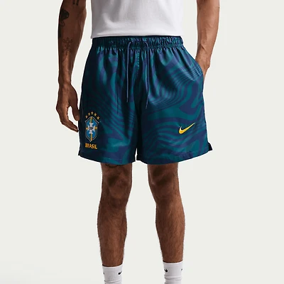 Short Nike Club Flow bleu sarcelle pour homme, équipe nationale du Brésil 2026