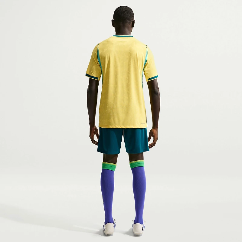 Men's Nike Yellow Brazil National Team 2026 Home Match Authentic Jersey