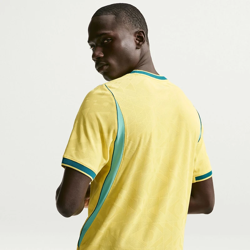 Men's Nike Yellow Brazil National Team 2026 Home Match Authentic Jersey