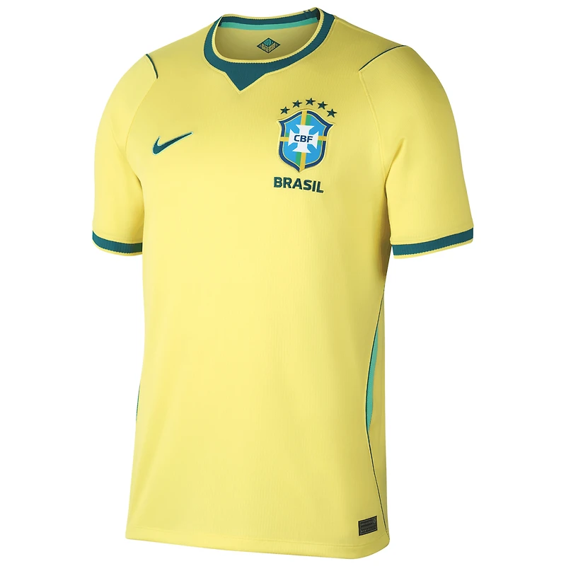 Men's Nike Yellow Brazil National Team 2026 Home Stadium Replica Jersey