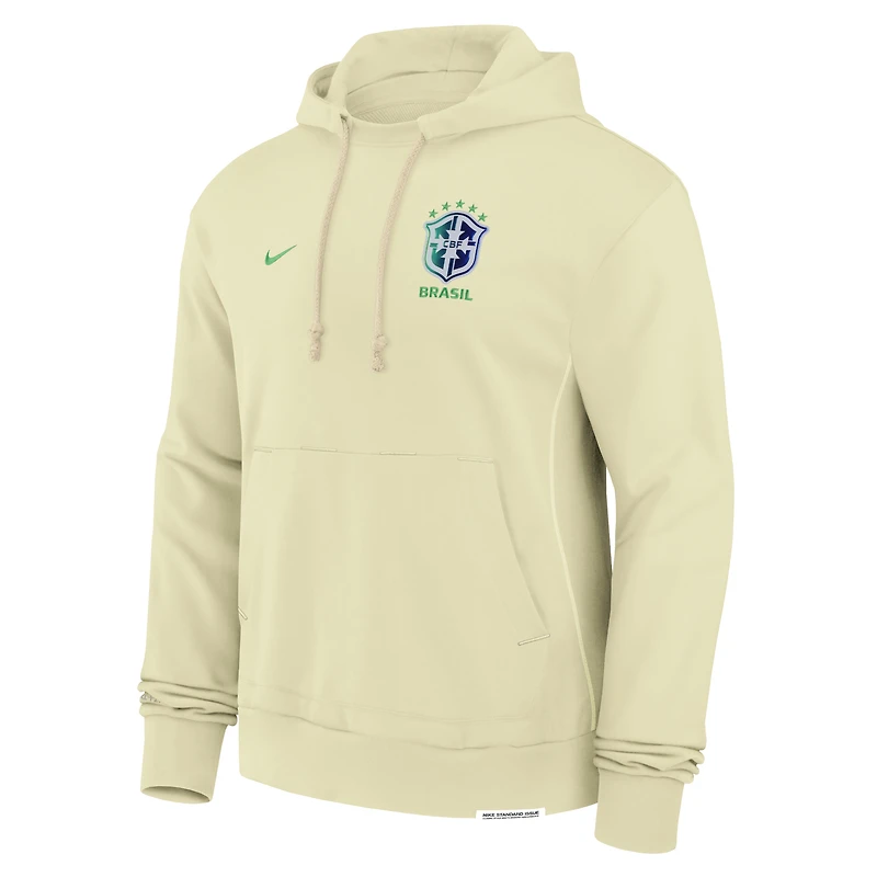 Men's Nike Yellow Brazil National Team Standard Issue Pullover Hoodie