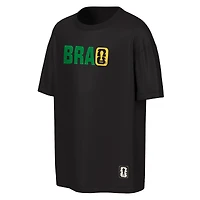 Men's Outerstuff Black Brazil FIFA World Cup 2026 Livery Oversized T-Shirt