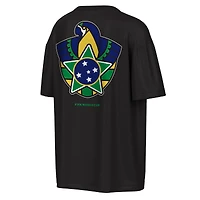 Men's Outerstuff Black Brazil FIFA World Cup 2026 Livery Oversized T-Shirt