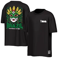 T-shirt oversize noir Outerstuff Brésil Coupe du Monde FIFA 2026 Rally pour homme