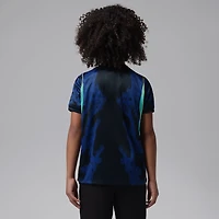 Maillot réplique Dri-FIT bleu de l'équipe nationale du Brésil 2026 Jordan Brand pour enfants d'âge préscolaire