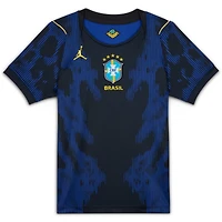 Preschool Jordan Brand Blue Brazil National Team 2026 Dri-FIT Replica Jersey