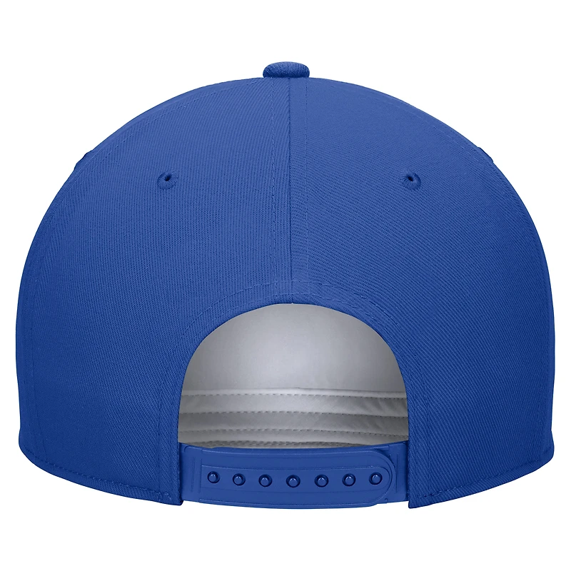 Casquette Nike bleue unisexe à visière plate et snapback de l'équipe nationale du Brésil