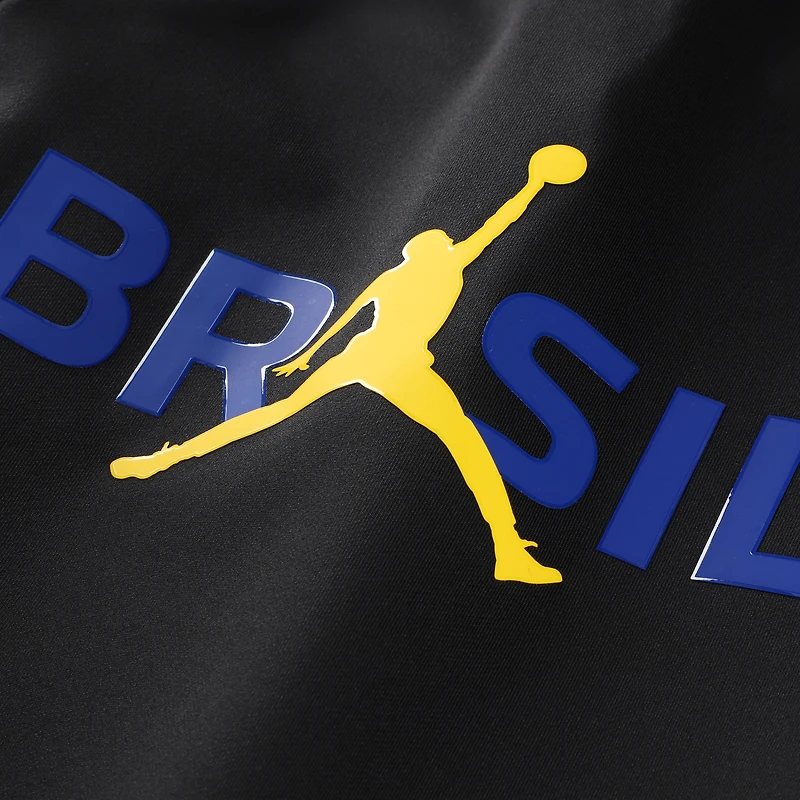Women's Jordan Brand Black Brazil National Team 2026 Strike Dri-FIT Long Sleeve Quarter-Zip Drill Top