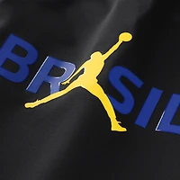 Women's Jordan Brand Black Brazil National Team 2026 Strike Dri-FIT Long Sleeve Quarter-Zip Drill Top