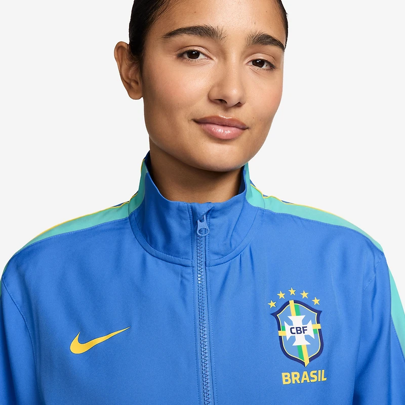 Women's Nike Blue/Green Brazil National Team 2026 Strike Dri-FIT Tracksuit