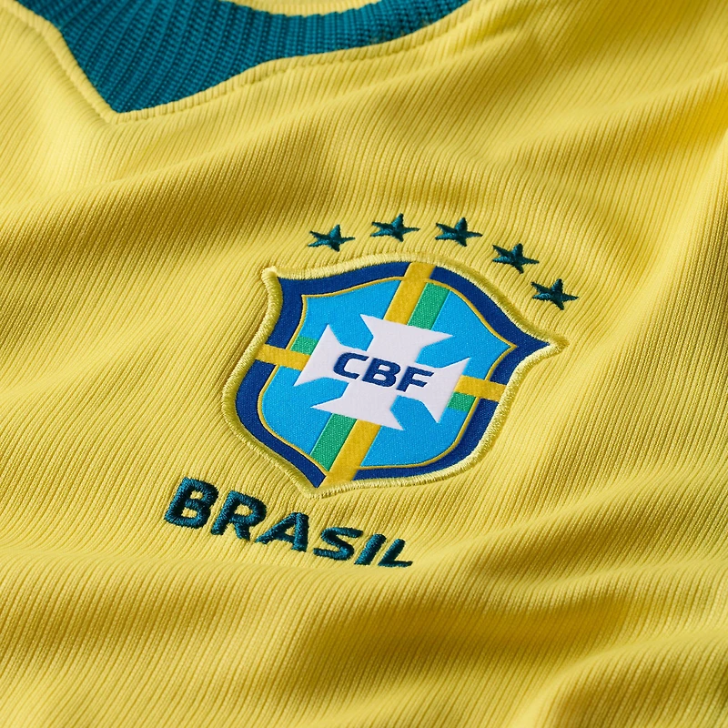 Maillot réplique domicile Nike jaune de l'équipe nationale du Brésil pour femmes (2026).