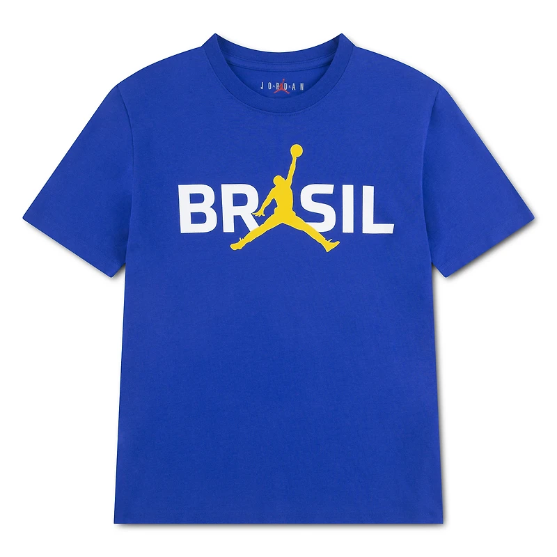 Youth Jordan Brand Royal Brazil National Team 5-Star Logo T-Shirt