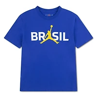 Youth Jordan Brand Royal Brazil National Team 5-Star Logo T-Shirt