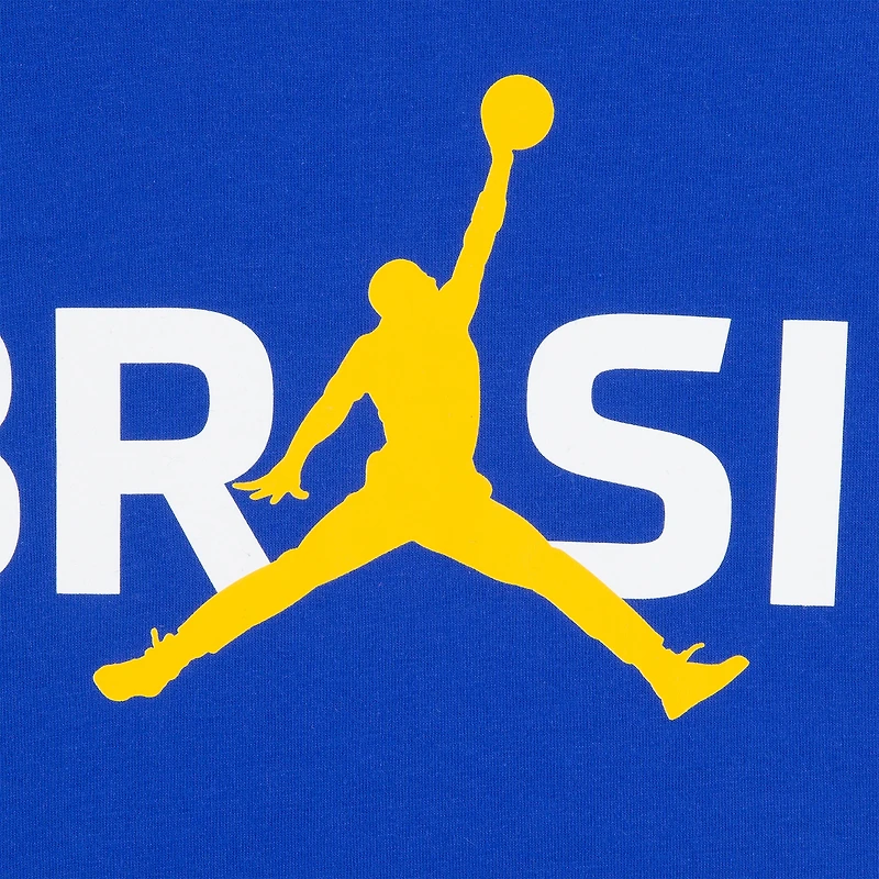 Youth Jordan Brand Royal Brazil National Team 5-Star Logo T-Shirt