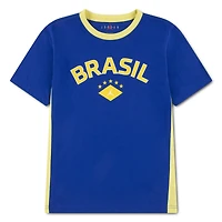 Youth Jordan Brand Yellow Brazil National Team Jersey T-Shirt
