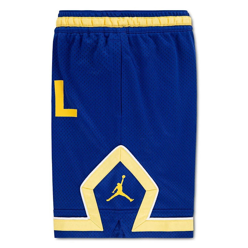 Youth Jordan Brand Royal Brazil National Team Mesh Demand Dri-FIT Shorts