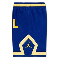 Youth Jordan Brand Royal Brazil National Team Mesh Demand Dri-FIT Shorts