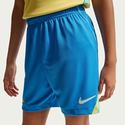 Short réplique domicile Nike bleu de l'équipe nationale du Brésil 2026 pour jeunes