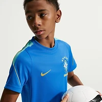 Maillot Nike Strike Dri-FIT bleu pour jeunes, équipe nationale du Brésil 2026