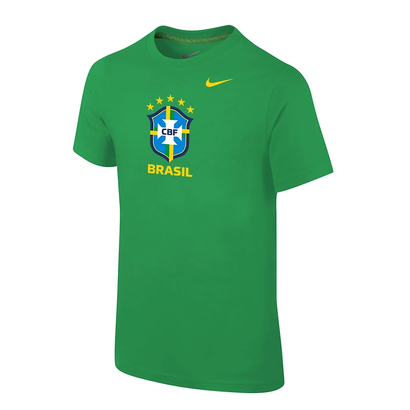 Youth Nike Green Brazil National Team Core T-Shirt