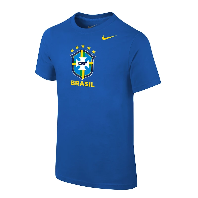 Youth Nike Royal Brazil National Team Core T-Shirt