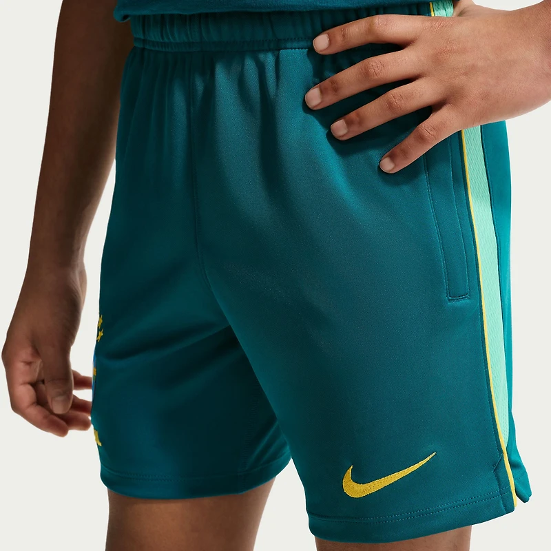 Youth Nike Teal Brazil National Team 2026 Academy Pro Dri-FIT Shorts