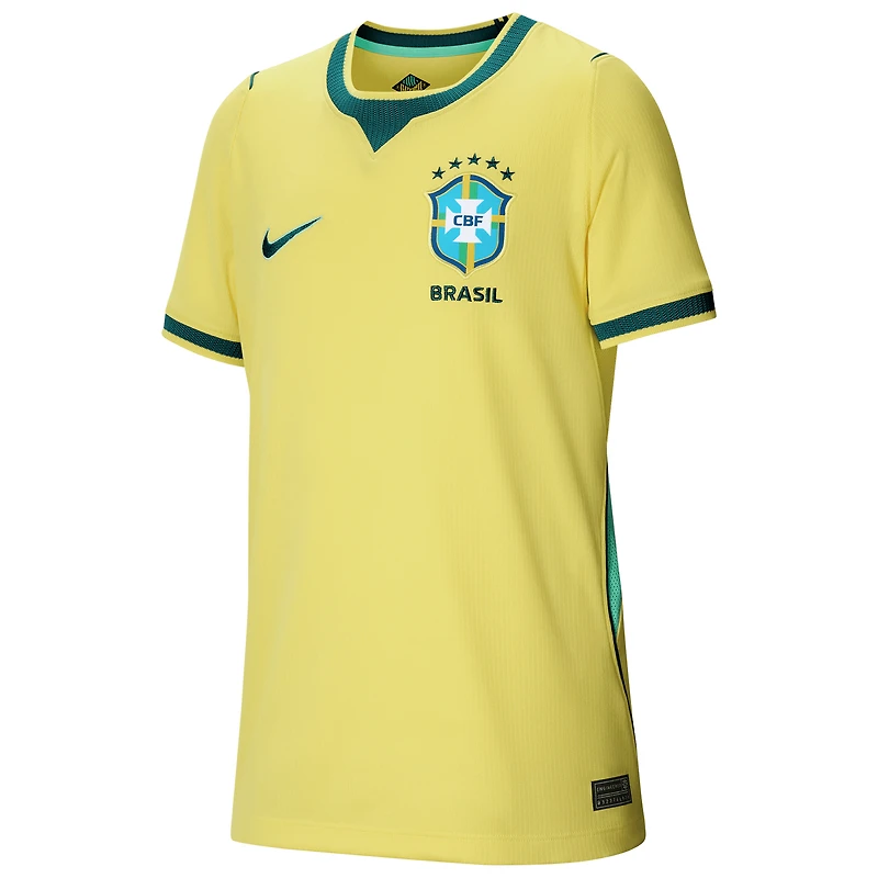 Youth Nike Yellow Brazil National Team 2026 Home Stadium Replica Jersey