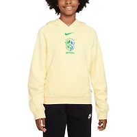 Youth Nike Yellow Brazil National Team Air Pullover Hoodie