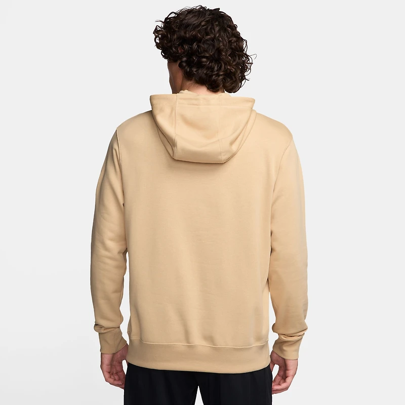 Sweat à capuche en molleton Nike Tan Brazil National Team Club pour homme et femme