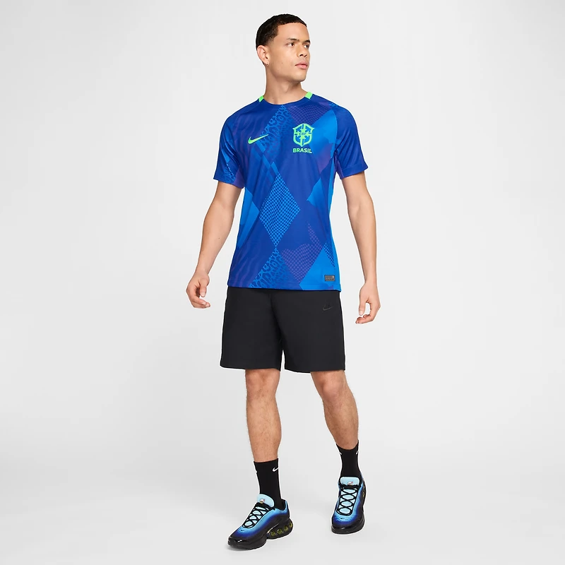Men's Nike Blue Brazil Women's National Team 2025/26 Away Replica Jersey