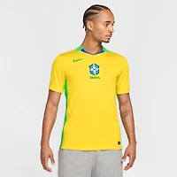 Maillot Nike jaune domicile 2025/26 de l'équipe nationale féminine du Brésil pour homme