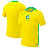 Men's Nike Yellow Brazil Women's National Team 2025/26 Home Replica Jersey