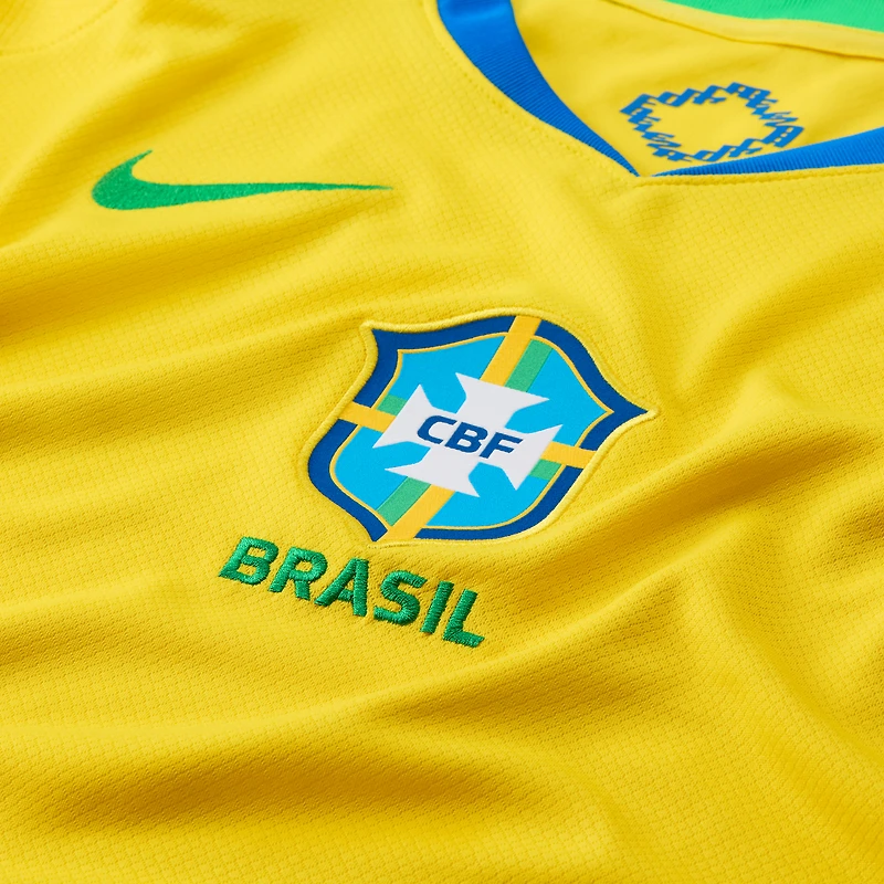 Men's Nike Yellow Brazil Women's National Team 2025/26 Home Replica Jersey