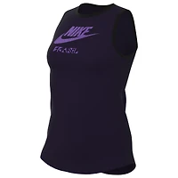 Débardeur Nike Futura de l'équipe nationale du Brésil pour femme, bleu marine