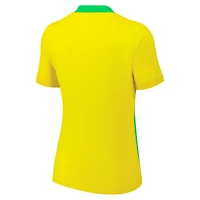 Women's Nike Yellow Brazil National Team 2025/26 Home Replica Jersey