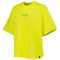 Haut Nike Fearless de l'équipe nationale du Brésil pour femme, jaune