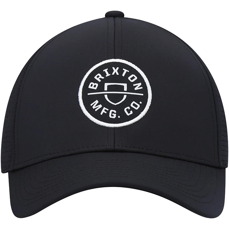 Casquette Snapback Brixton Black Crest X Trucker pour hommes
