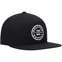Men's Brixton Black Oath III Snapback Hat